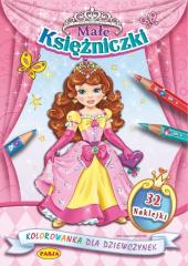 Książka - Małe księżniczki kolorowanka dla dziewczynek
