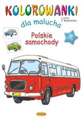 Książka - Kolorowanki dla malucha - Polskie samochody