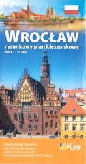 Książka - Plan kieszonkowy rys.-Wrocław 1:16 500