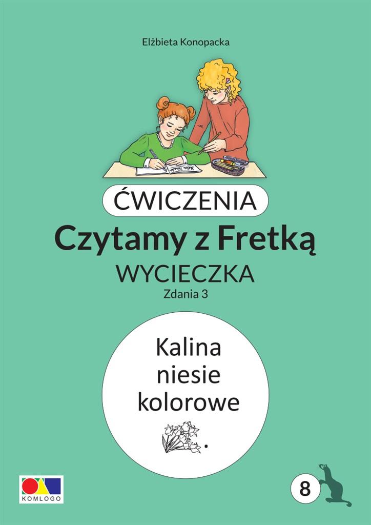 Książka - Ćwiczenia. Czytamy z Fretką cz.8 Zdania 3