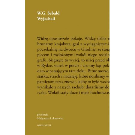 Sebald T.3 Wyjechali