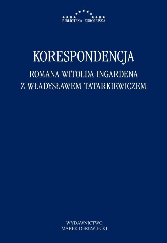 Książka - Korespondencja Romana Witolda Ingardena...