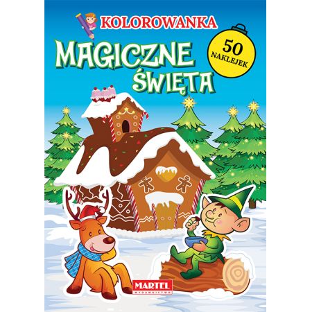 Kolorowanka. Magiczne święta (niebieska okładka)