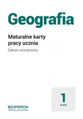 Książka - Geografia 1. Maturalne karty pracy. Zakres rozszerzony. Szkoły ponadpodstawowe