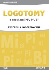 Książka - LOGOTOMY z głoskami M, P, B Ćwiczenia logopedyczne