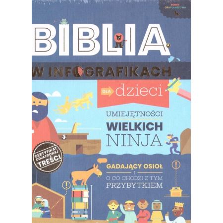 Biblia w infografikach dla dzieci + gra planszowa