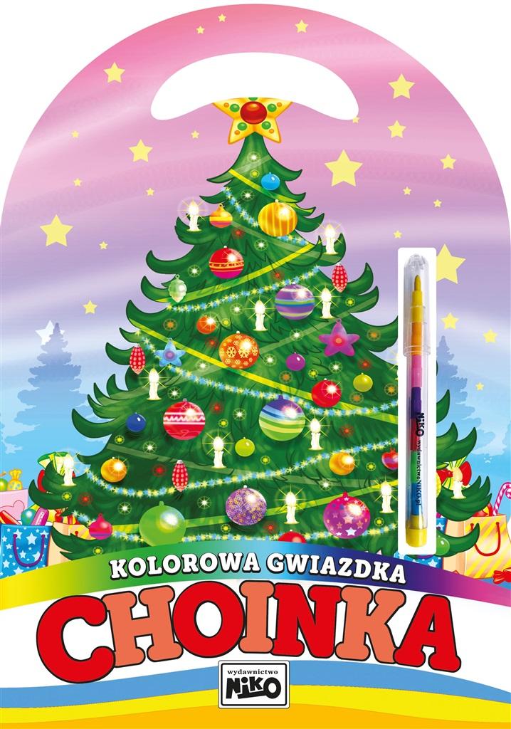 Książka - Kolorowa gwiazdka. Choinka