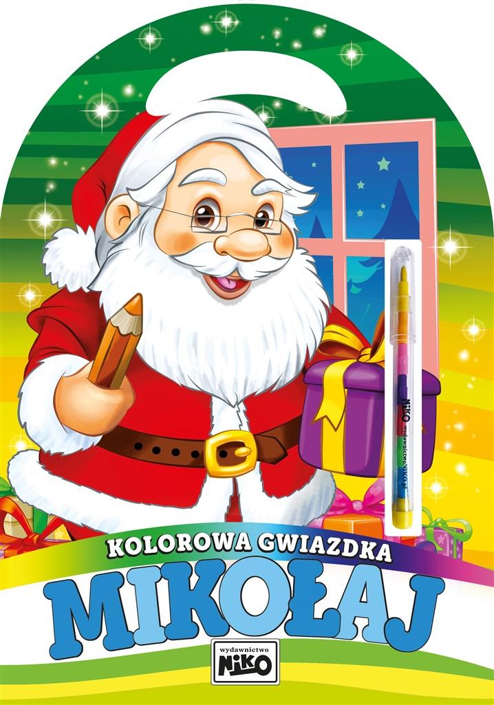 Kolorowa gwiazdka. Mikołaj