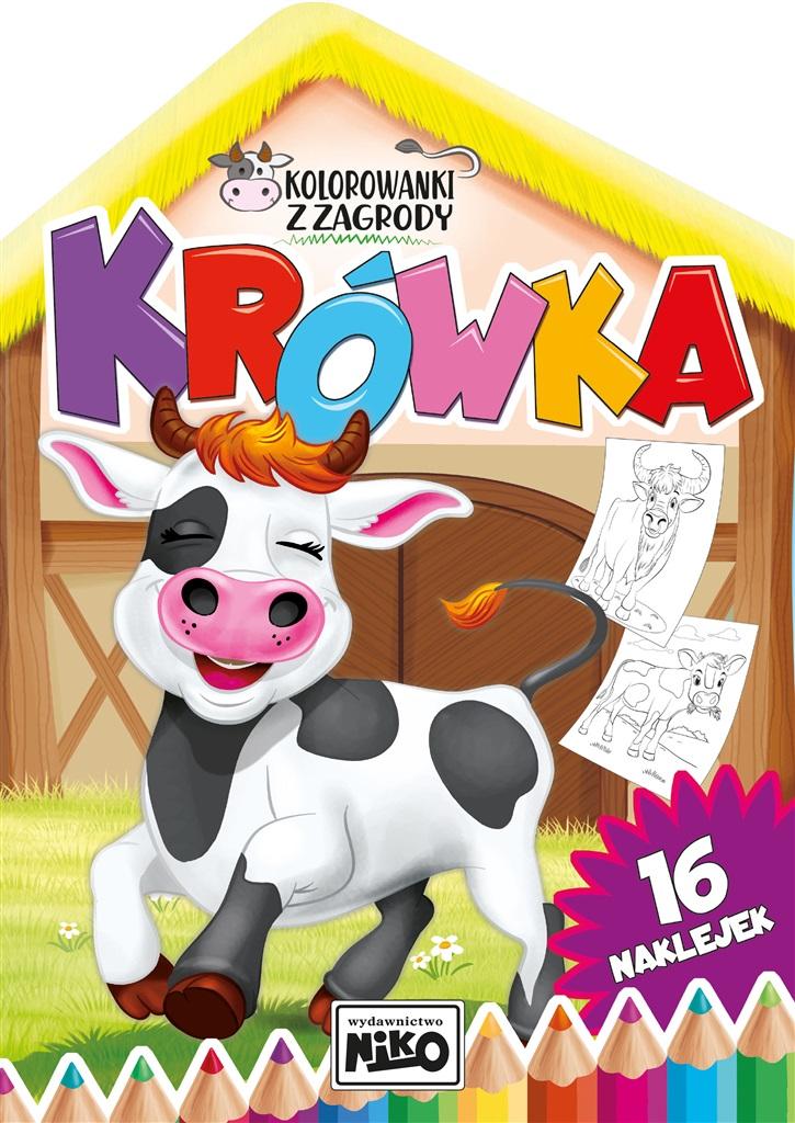 Książka - Kolorowanki z zagrody. Krówka