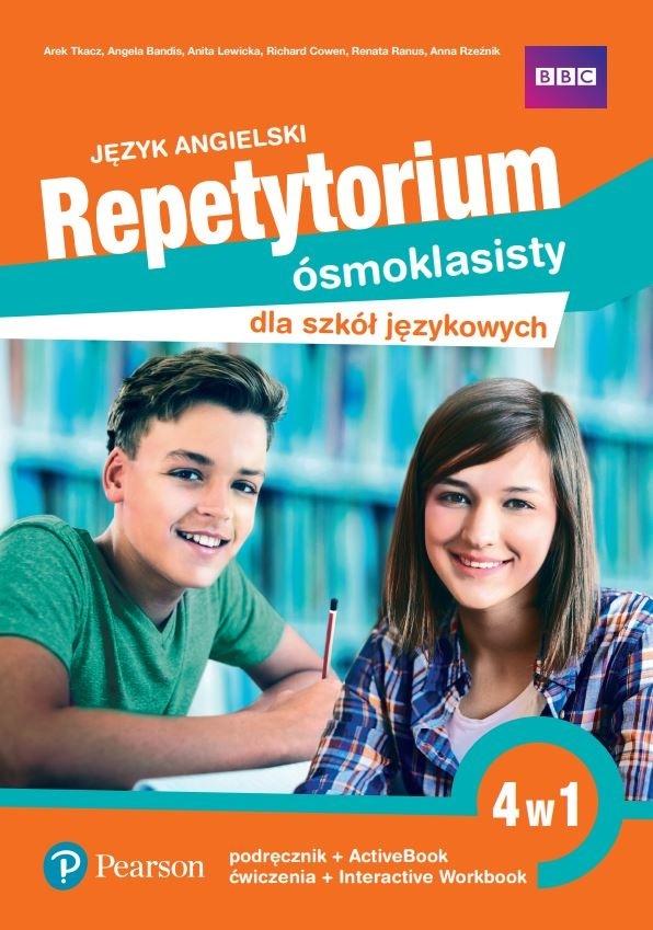 Książka - Repetytorium ósmoklasisty dla język. 4w1 podr.+ćw.