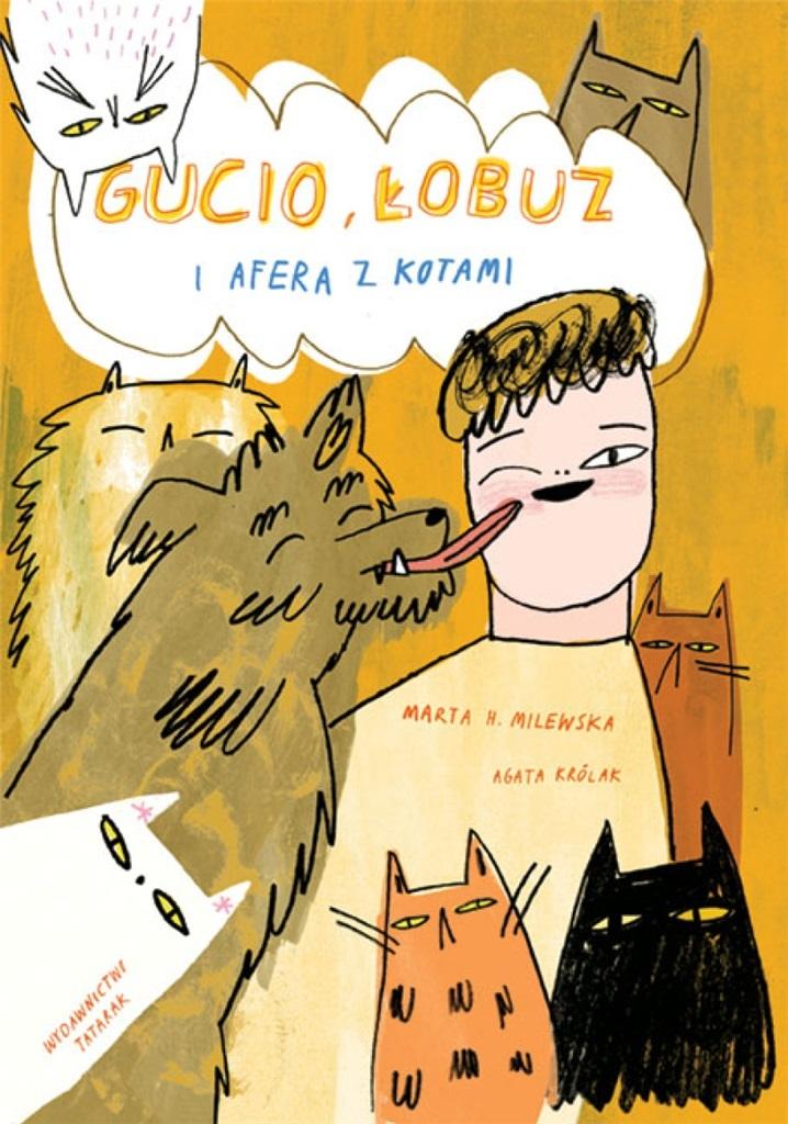 Książka - Gucio, Łobuz i afera z kotami
