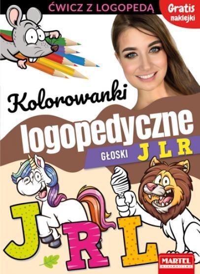 Kolorowanki logopedyczne. Głoski J L R