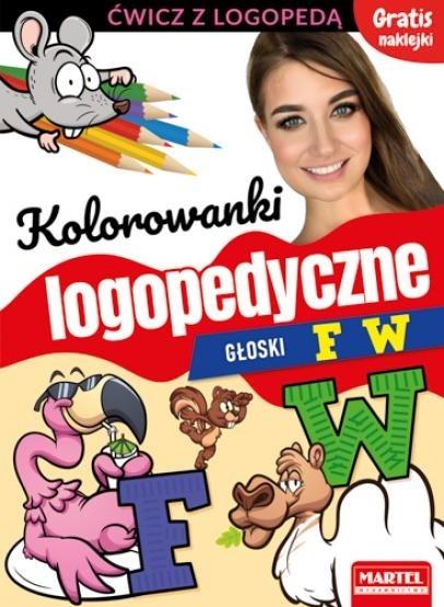 Kolorowanki logopedyczne. Głoski F W