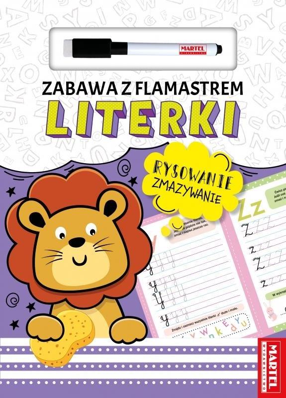 Literki. Zabawa z flamastrem