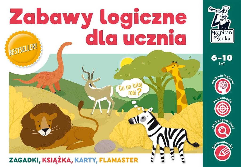 Kapitan Nauka. Zabawy logiczne dla ucznia. 6-10 lat