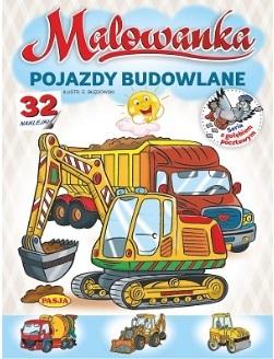 Pojazdy budowlane. Malowanka