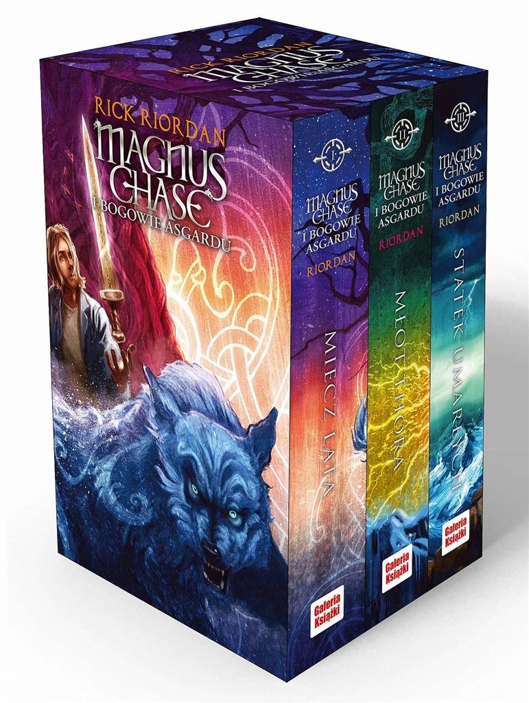 Książka - Pakiet: Magnus Chase i bogowie Asgardu T.1-3