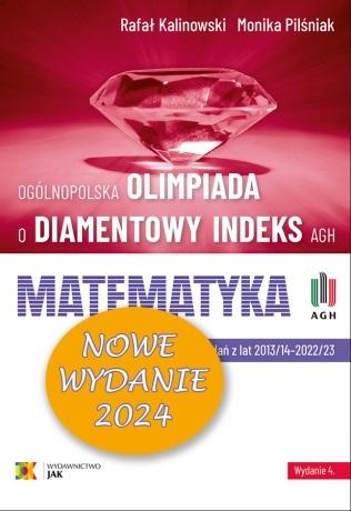 Książka - Olimpiada o Diamentowy Indeks AGH. Matematyka 2024