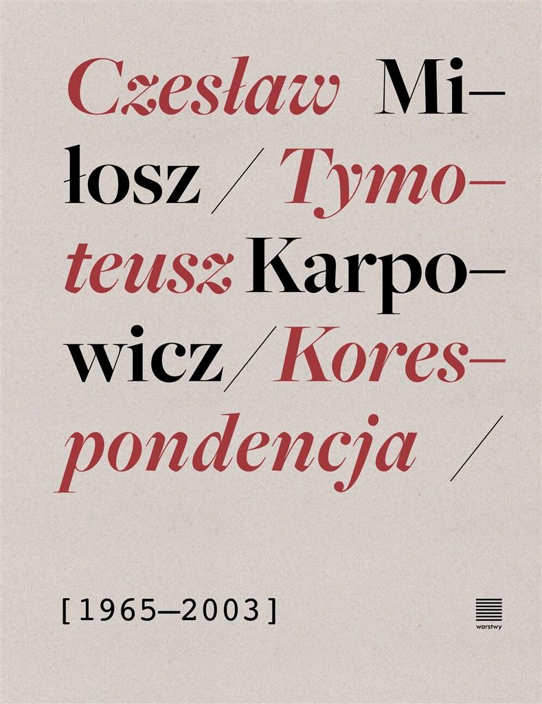 Książka - Korespondencja 1965-2003