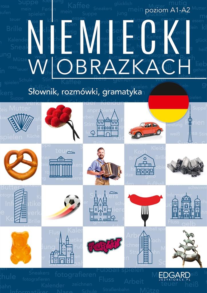 Książka - Niemiecki w obrazkach. Słówka, rozmówki, gramatyka