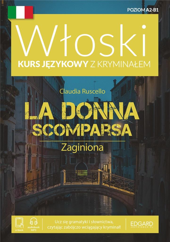 Książka - Włoski Kurs językowy z kryminałem. La Donna..