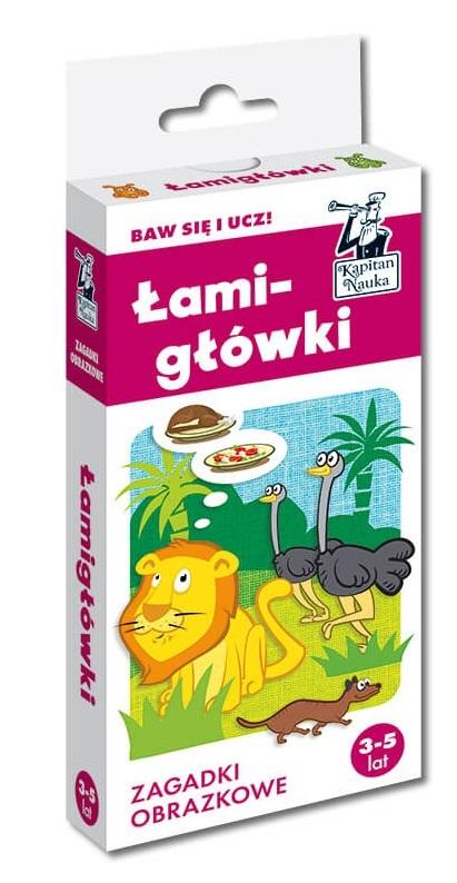 Łamigłówki 3-5 lat. Zagadki obrazkowe