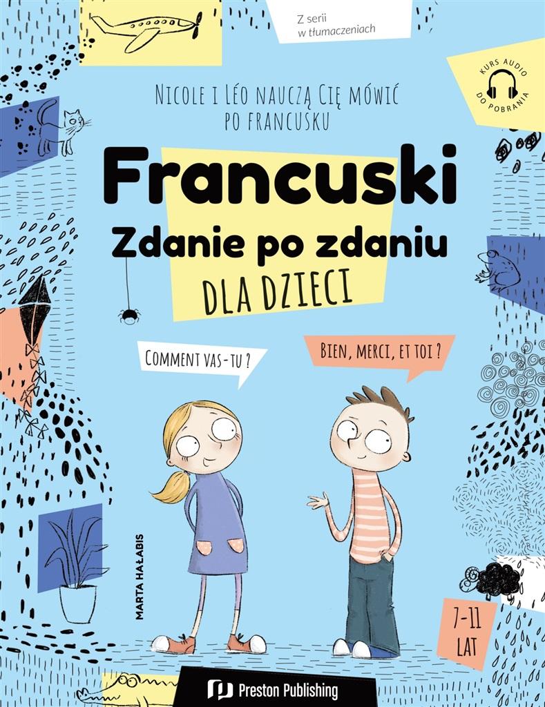 Książka - Francuski dla dzieci. Zdanie po zdaniu