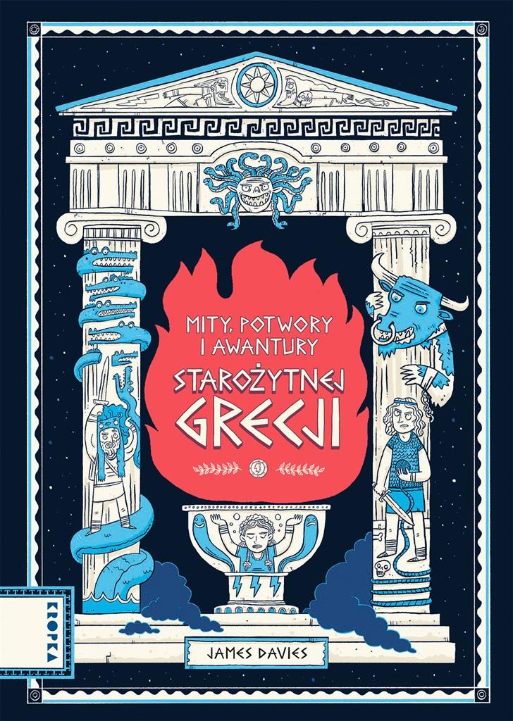Książka - Mity, potwory i awantury starożytnej Grecji