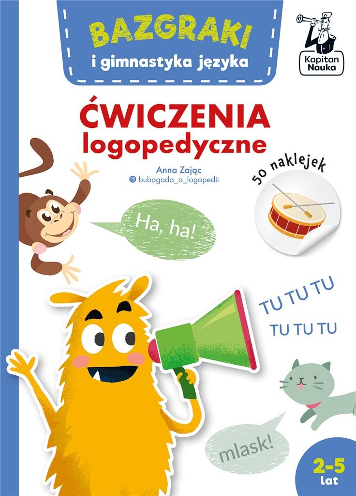 Książka - Bazgraki i gimnastyka języka. Ćw. logopedyczne