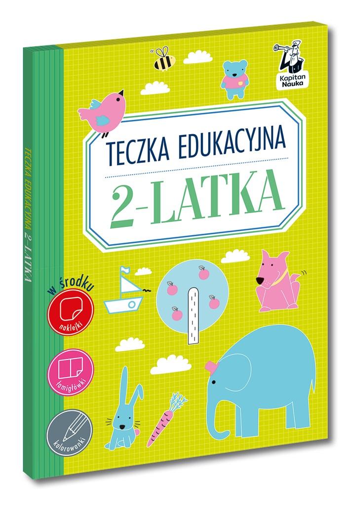 Książka - Kapitan Nauka. Teczka edukacyjna 2-latka