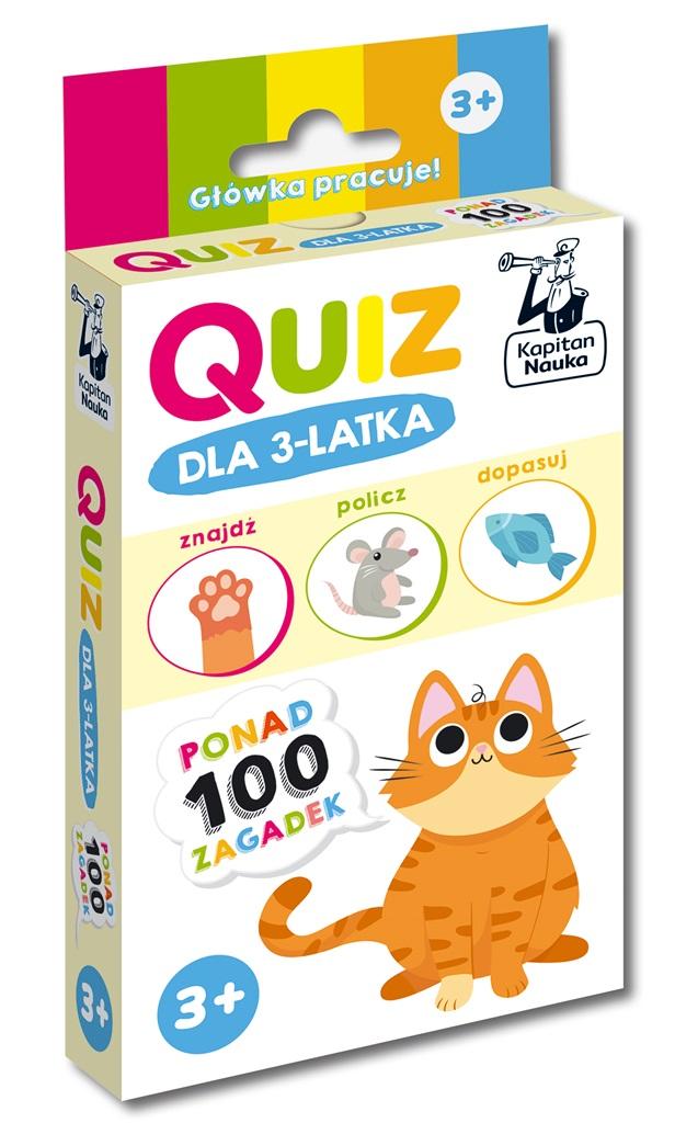 Książka - Kapitan Nauka. Quiz dla 3-latka