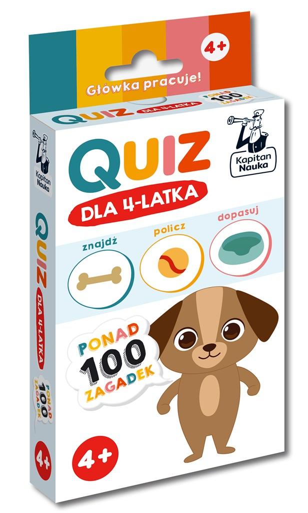 Książka - Kapitan Nauka. Quiz dla 4-latka