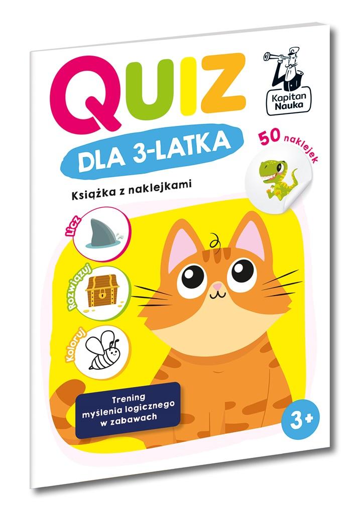 Książka - Kapitan Nauka. Quiz dla 3-latka