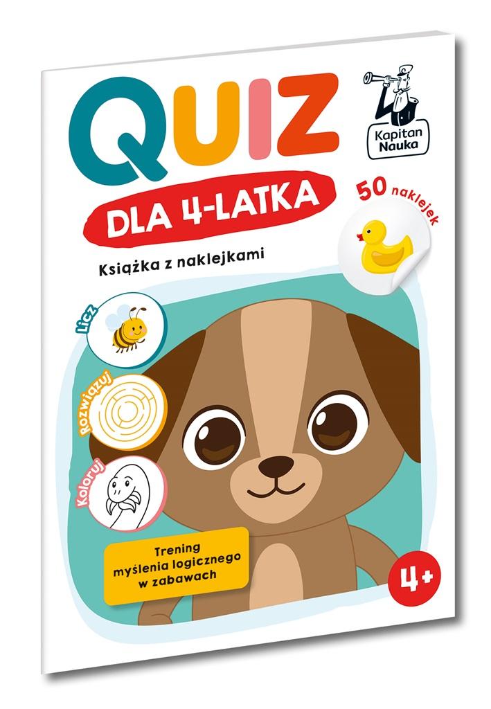 Książka - Kapitan Nauka. Quiz dla 4-latka