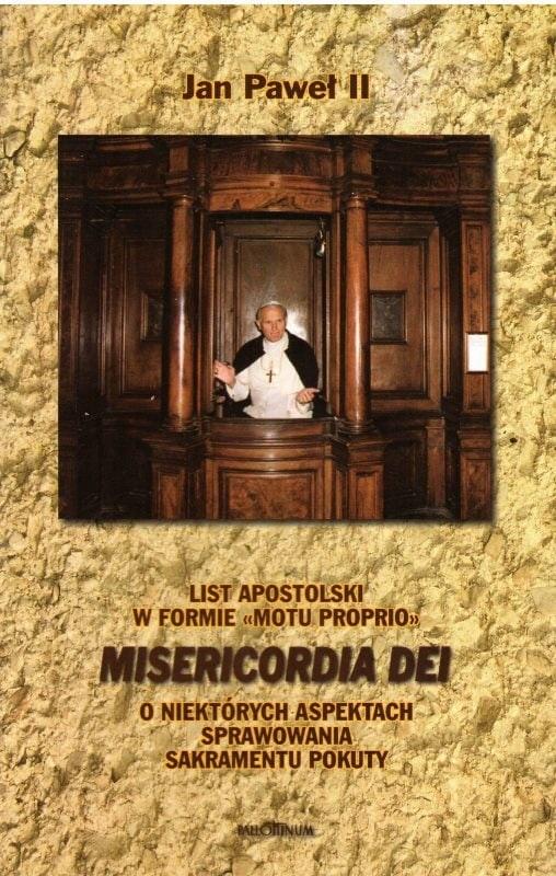 Książka - List apostolski Misericordia Dei