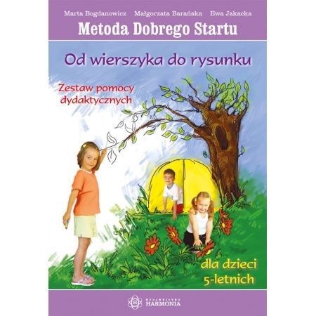 Książka - Od wierszyka do rysunku dla dzieci 5 letnich Zestaw pomocy Metoda Dobrego Startu