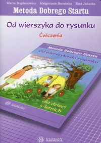 Książka - Od wierszyka do rysunku dla dzieci 5 letnich. Ćwiczenia. Metoda Dobrego Startu