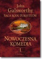 Książka - Nowoczesna komedia Saga rodu Forsyte`ów Tom 1-3 John Galsworthy
