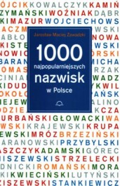 Książka - 1000 najpopularniejszych nazwisk w Polsce
