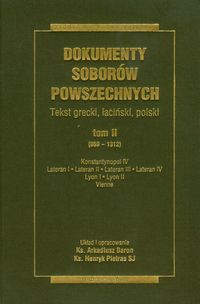 Książka - Dokumenty Soborów Powszechnych. Tom II (869-1312)
