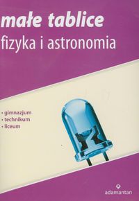 Książka - Małe tablice Fizyka i astronomia