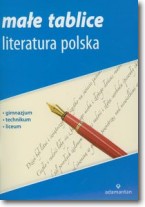 Książka - Małe tablice Literatura polska