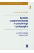 Książka - Badania eksperymentalne w psychologii i pedagogice
