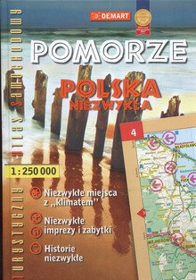 Książka - Pomorze Polska niezwykła-turystyczny atlas sam