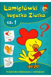 Książka - Łamigłówki kogutka Ziutka 1
