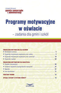Książka - Programy motywacyjne w oświacie - Leszek Jaworski