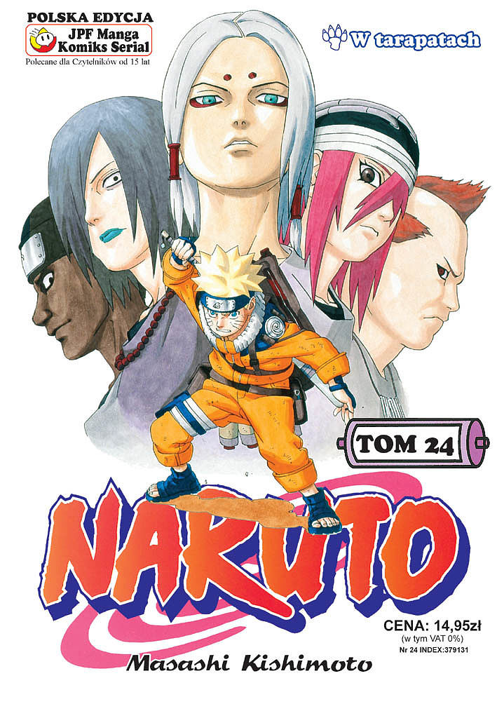 Książka - Naruto - 24 - W tarapatach.