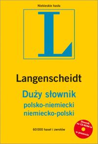 Książka - Duży słownik polsko niemiecki niemiecko polski   CD