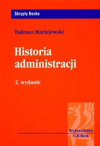 Książka - Historia administracji