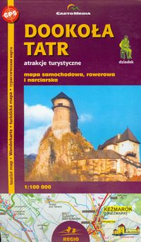 Książka - Dookoła Tatr mapa